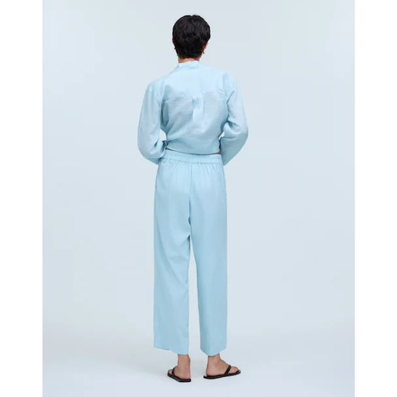 Madewell Pull-On Straight Crop Pant 0 - Picture 3 of 8